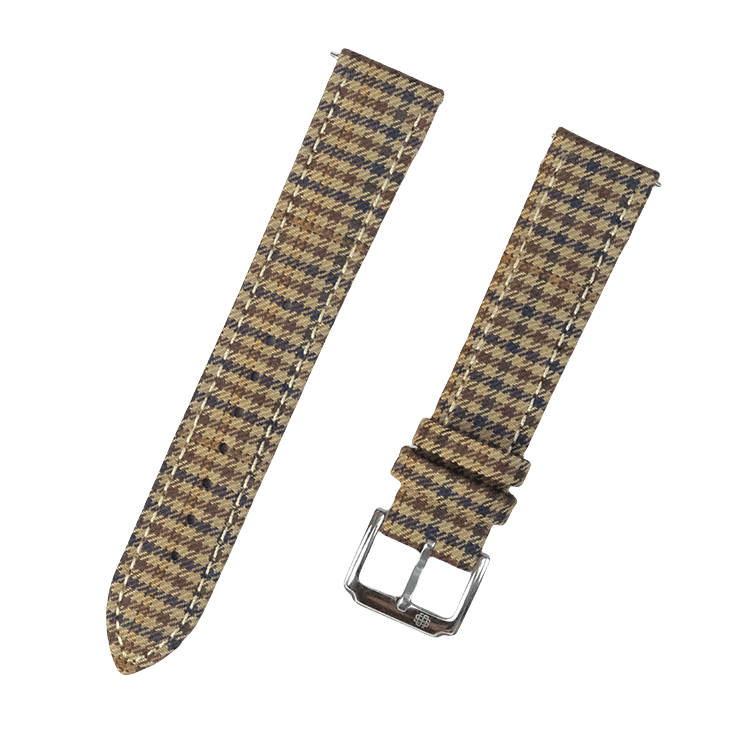(New In)Khaki Windowpane Wool Bands