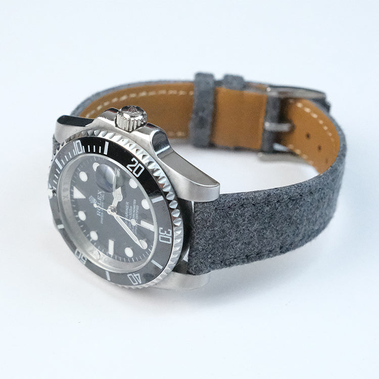 (New In)Grey Flannel Houndstooth Wool Bands