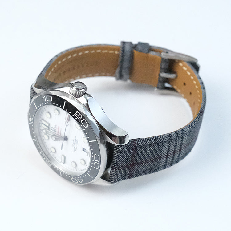(New In)Grey and Red Striped Wool Bands