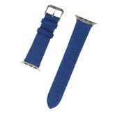 Navy Blue Herringbone Watch Bands