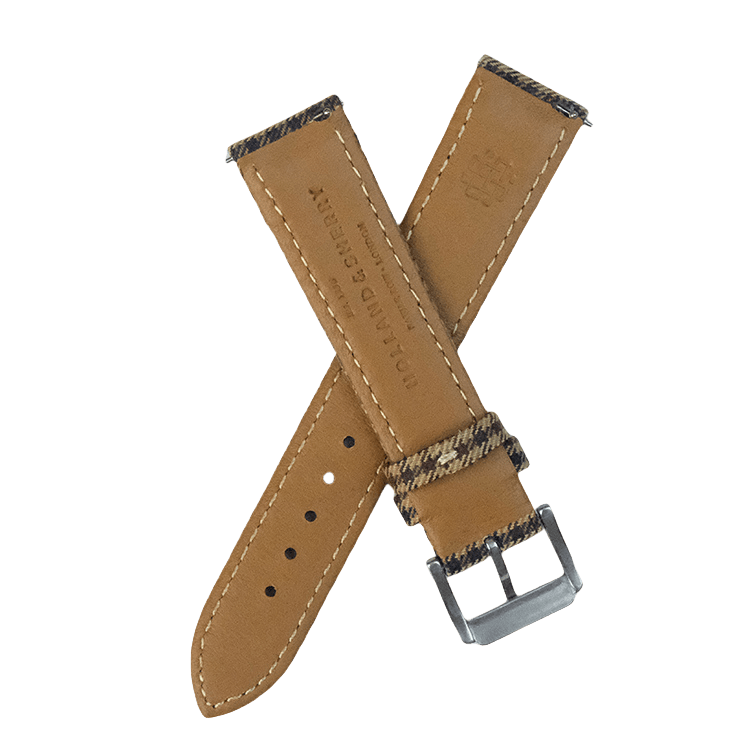 (New In)Khaki Windowpane Wool Bands