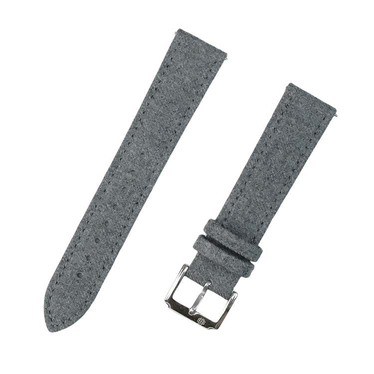 (New In)Grey Flannel Houndstooth Wool Bands