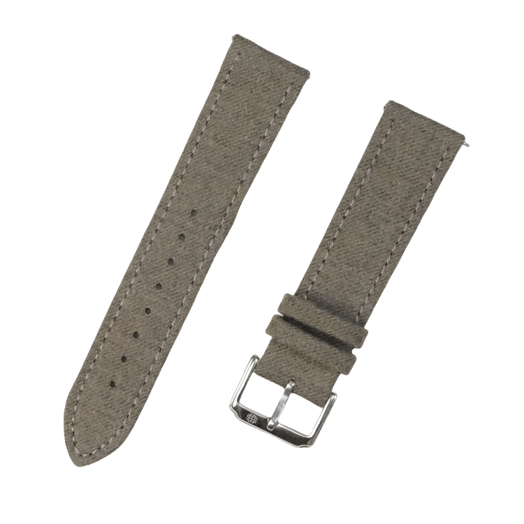 (Flannel Collection) Brown Luxury English Flannel Strap