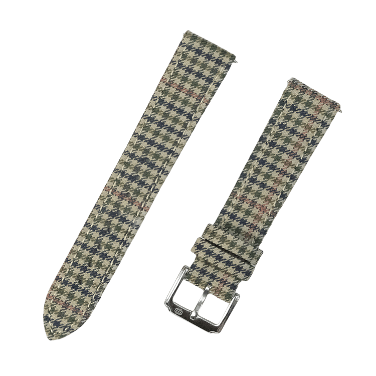 (New In)Green Windowpane Wool Bands