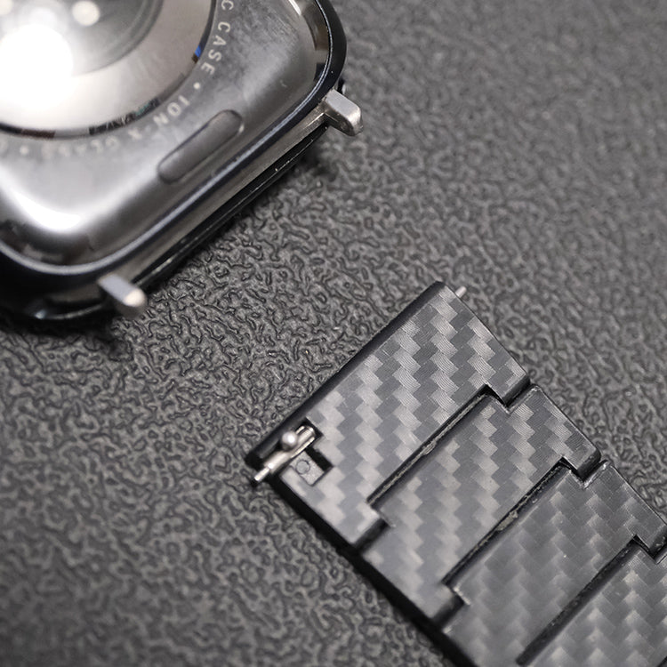 (Blue)Carbon Fiber Watch Strap