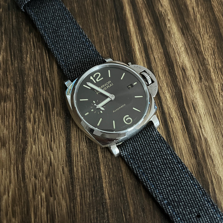 Dark Grey Sharkskin Watch Band