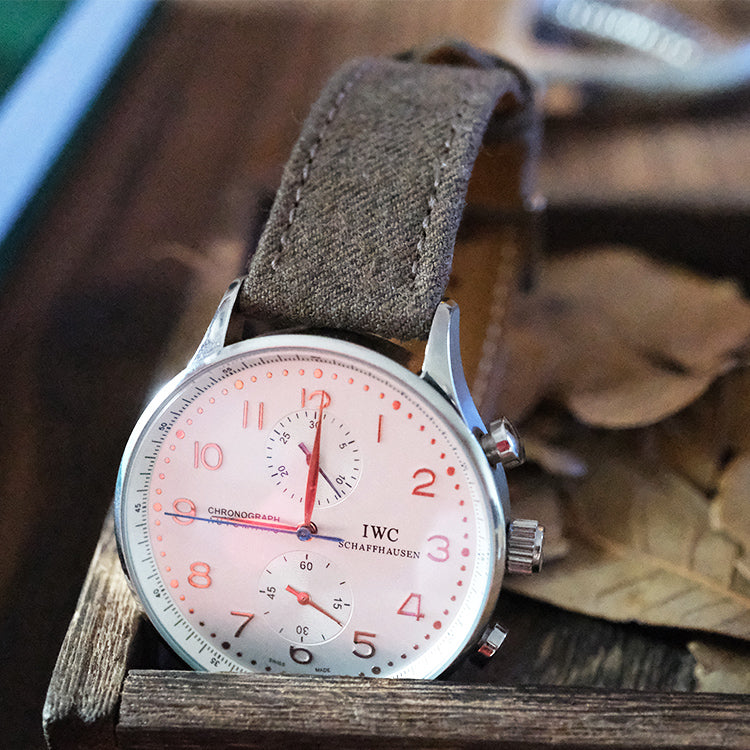 Brown Luxury English Flannel Strap