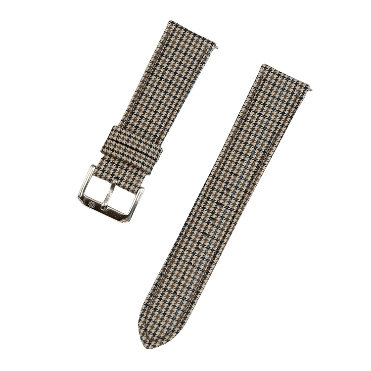 Light Brown & Black Royal VV150 Houndstooth Strap