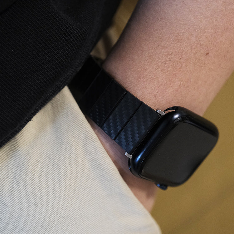 (Black)Carbon Fiber Watch Strap