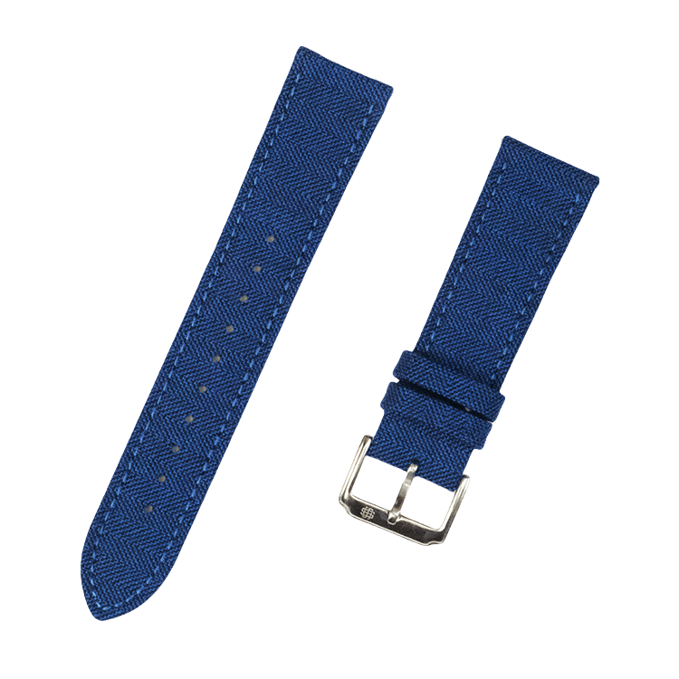 Navy Blenheim Herringbone Strap