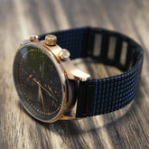 Black Steel Magnetic Clasp Chain Strap