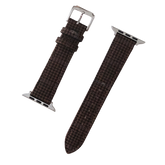 Dark Brown Houndstooth Apple Strap