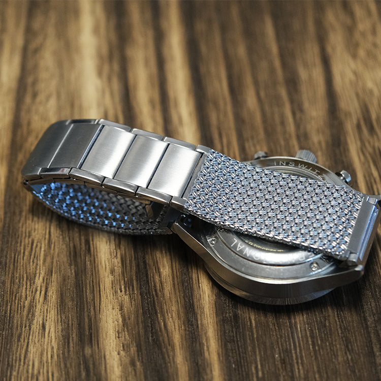 Sliver Steel Magnetic Clasp Chain Strap