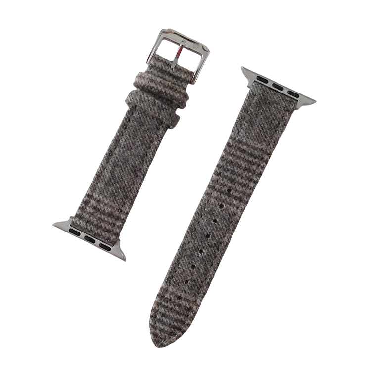 Grey Luxury English Flannel Apple Strap