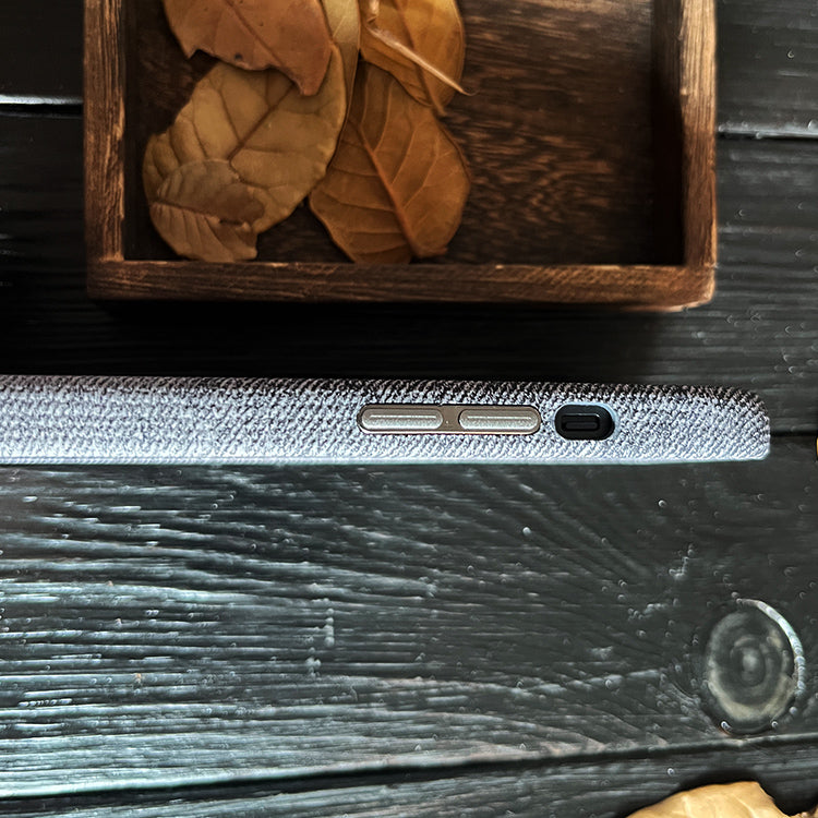 Light Grey Wool Phone Case—MagSafe Compatible