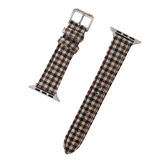 Walnut English Suiting Windowpane Apple Strap