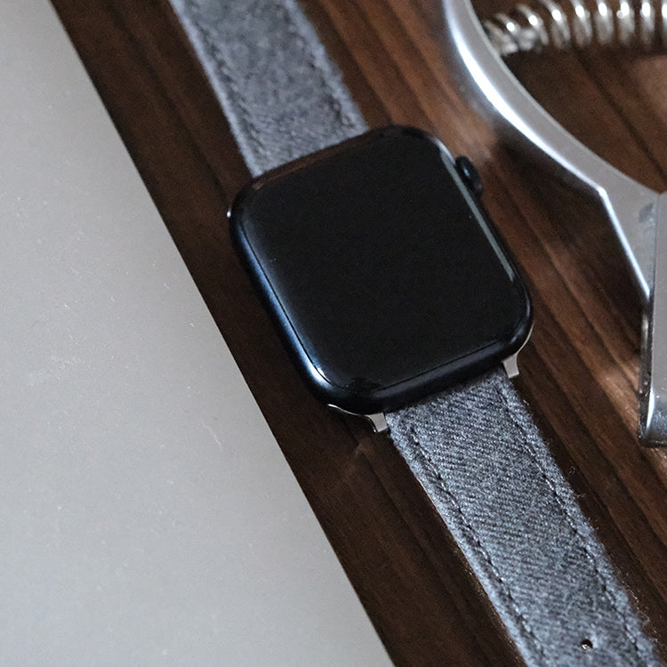 Grey Luxury English Flannel Apple Strap