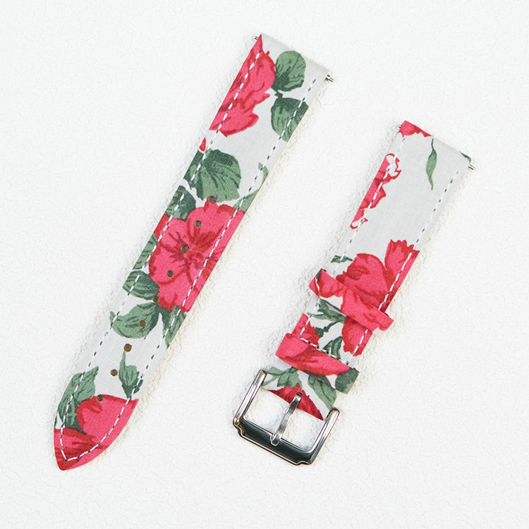Crimson Elegance Apple Watch Strap