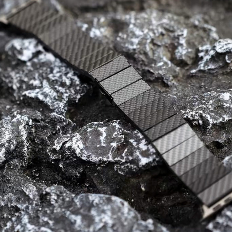 (Black)Carbon Fiber Watch Strap