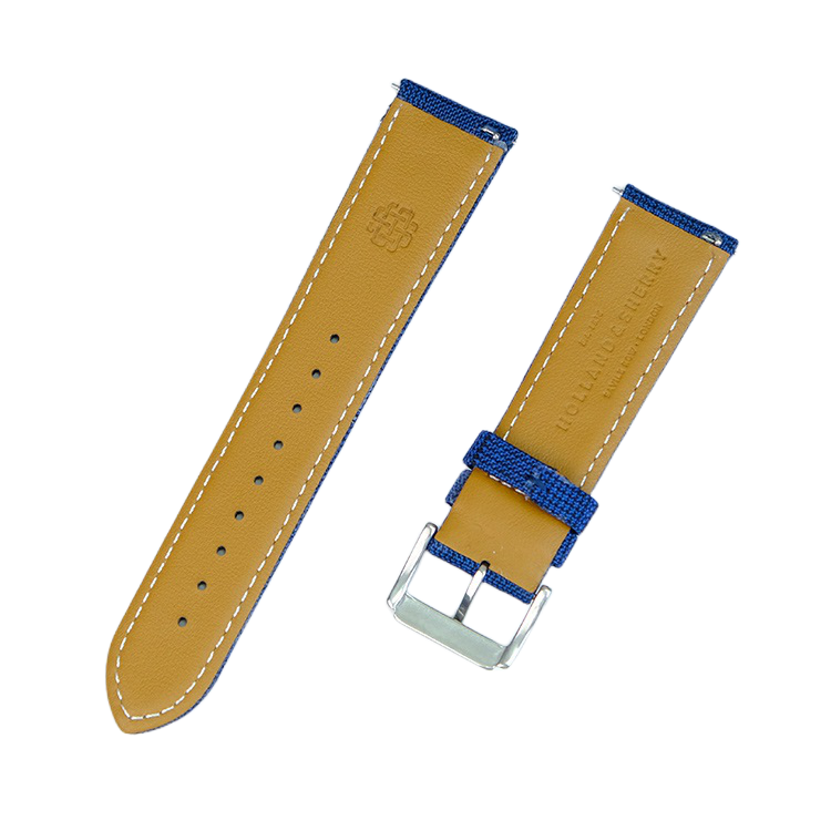Navy Glen Check Watch Band