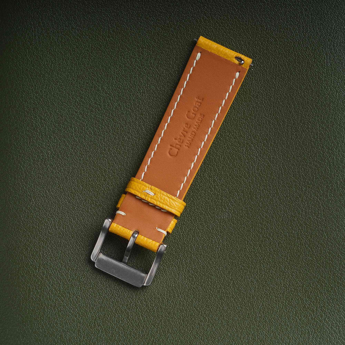 【Saffiano】Lemon French Goatskin Strap