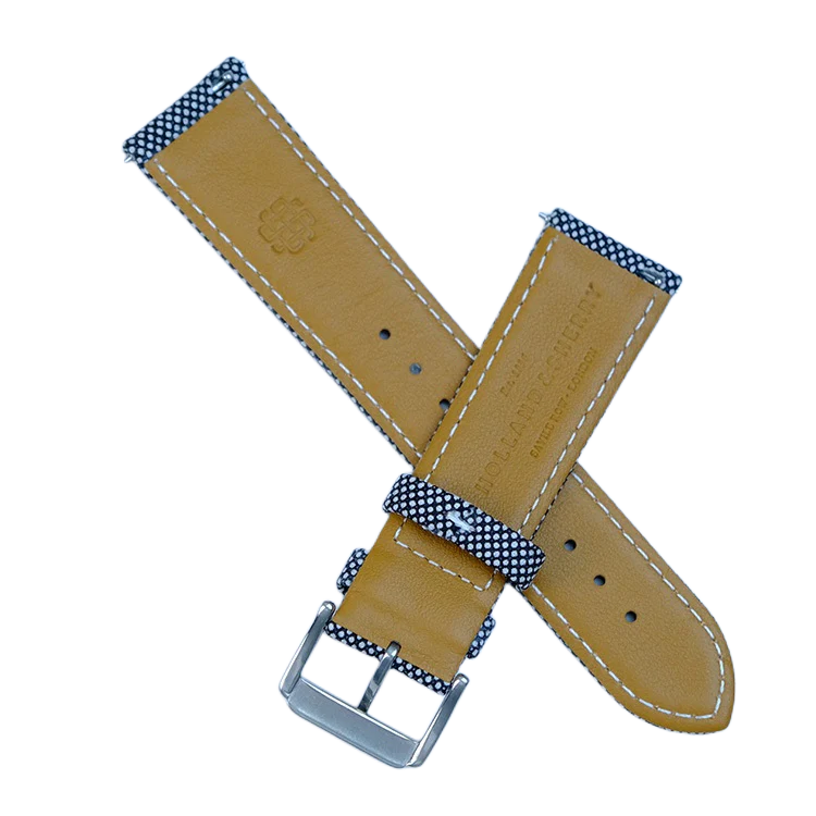 (Bespoke Item) Black & White Cambridge Birdseye Strap