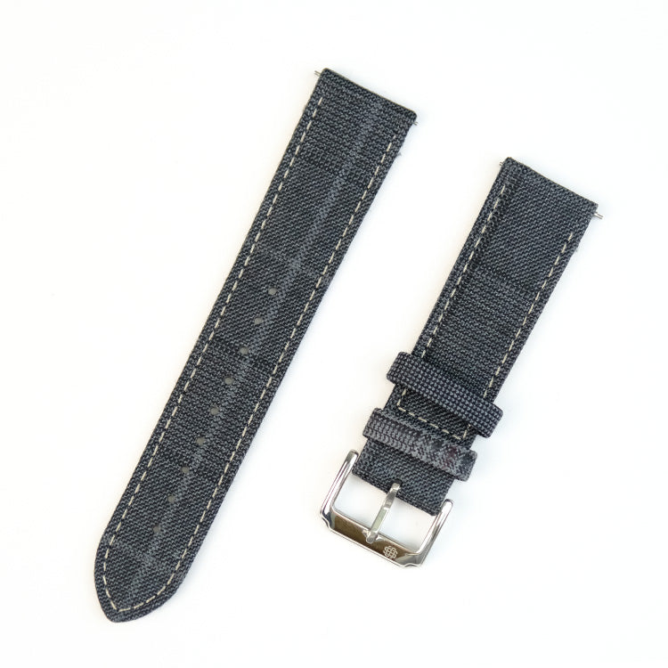 Dark Grey Split Matt Glen Fancy Watch Strap