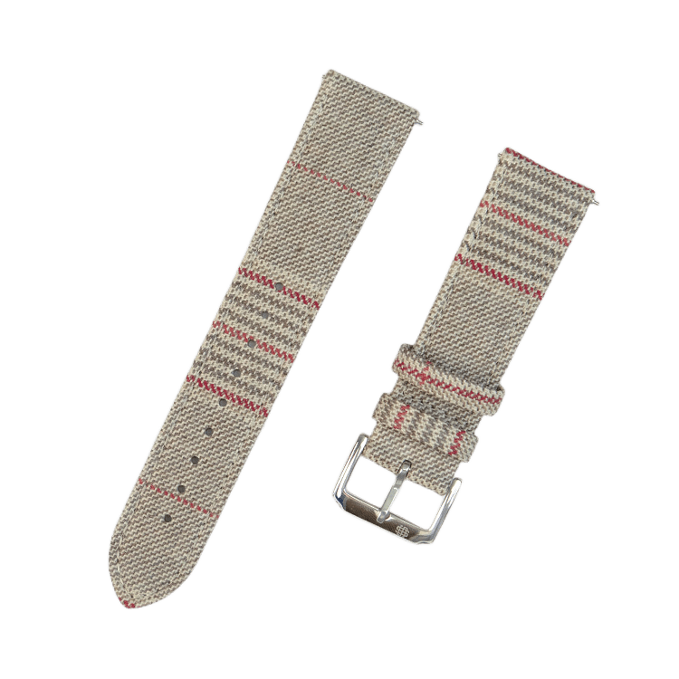 Beige & Red British Royal I Strap