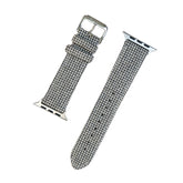 Gray T-striped Watch Band