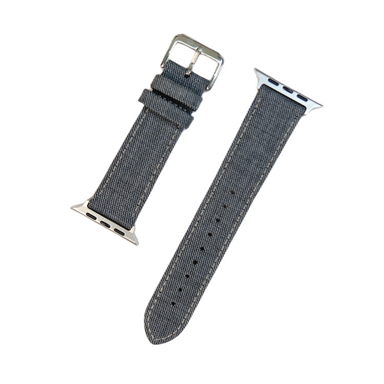 Grey Sharkskin Watch Band