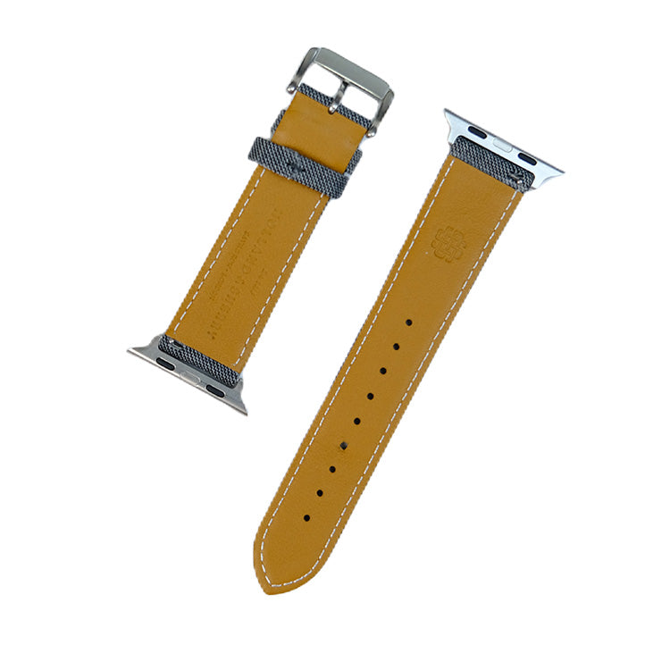 Grey Italian Tradizione Bold Sharkskin Apple Strap
