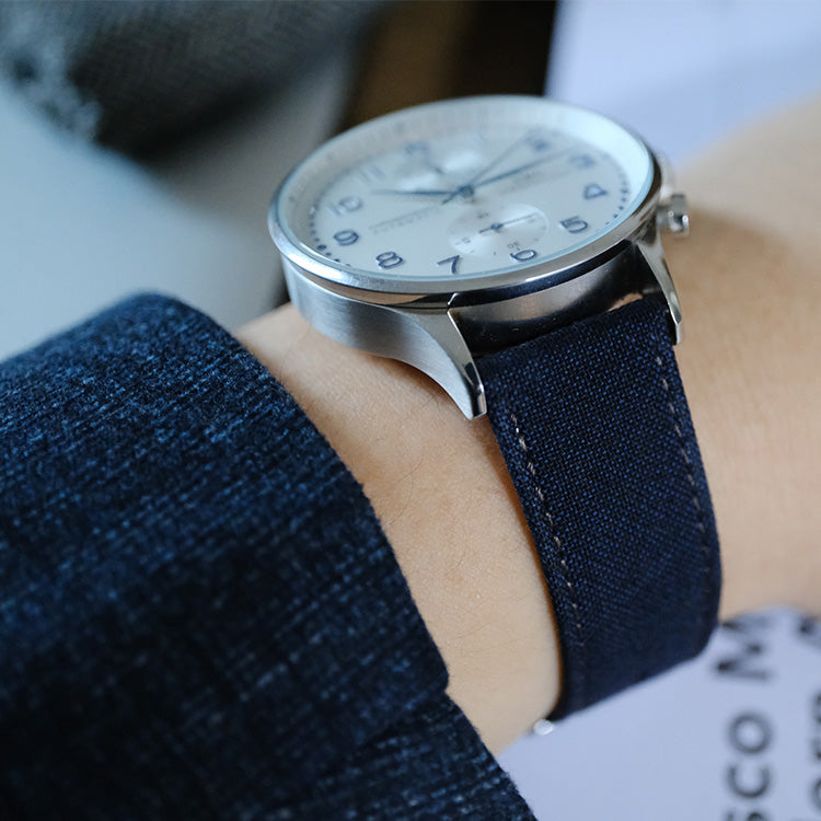 Midnight Ply Twist Solid Watch Band