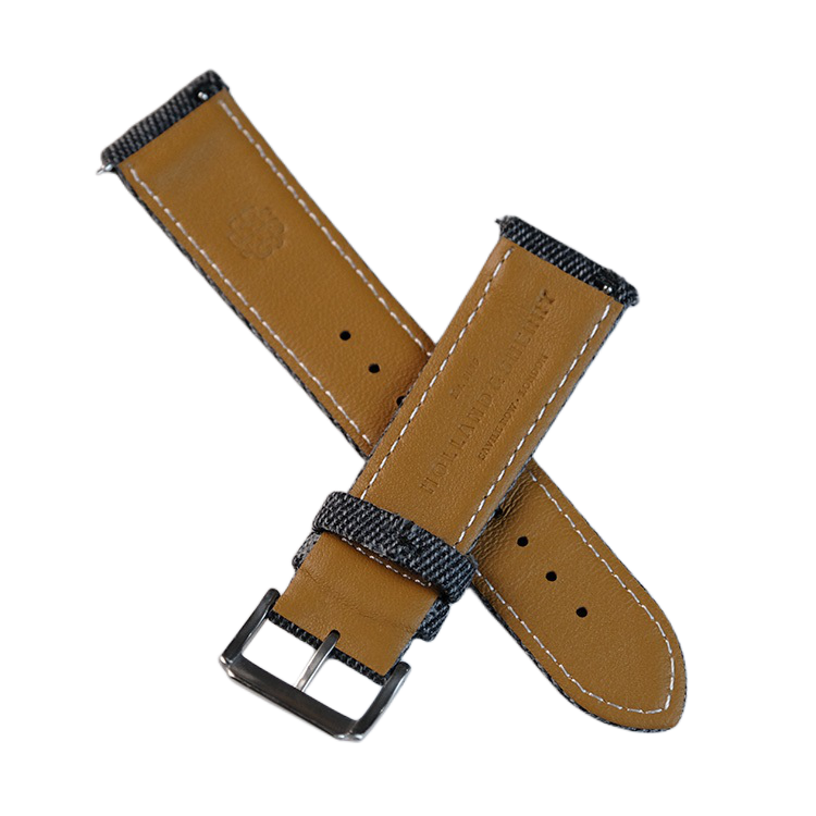 Dark Grey Sharkskin Watch Band