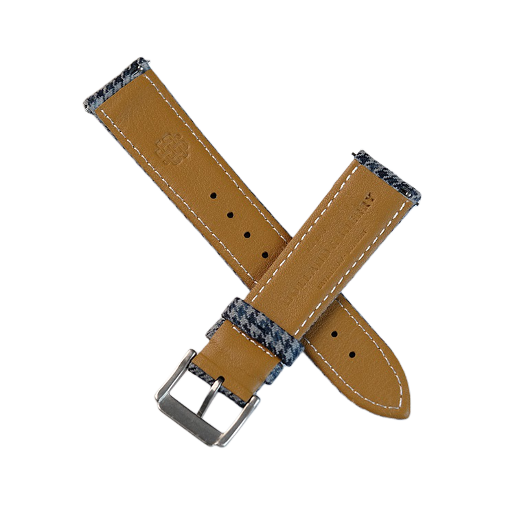 Blue Windsor Houndstooth Strap