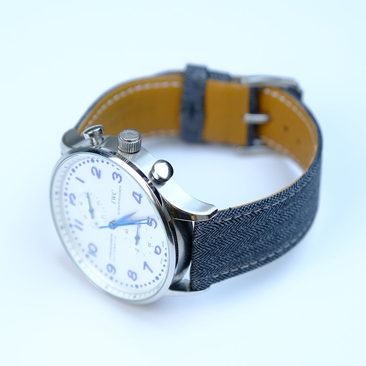 Dark Grey Cambridge Herringbone Strap