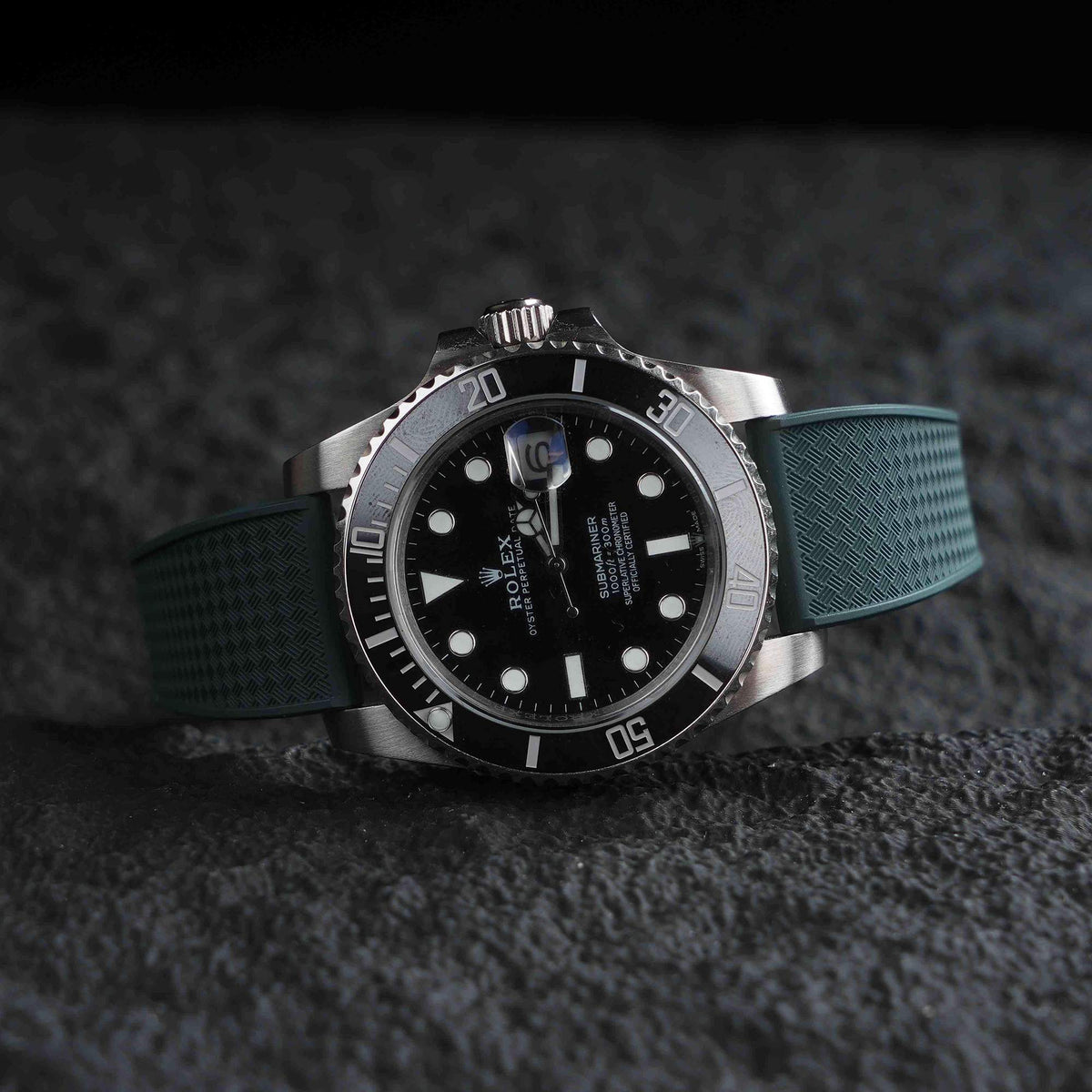 【WAFFLE-FKM】Army Green DAI-EL™ Iconic CTS Rubber Strap