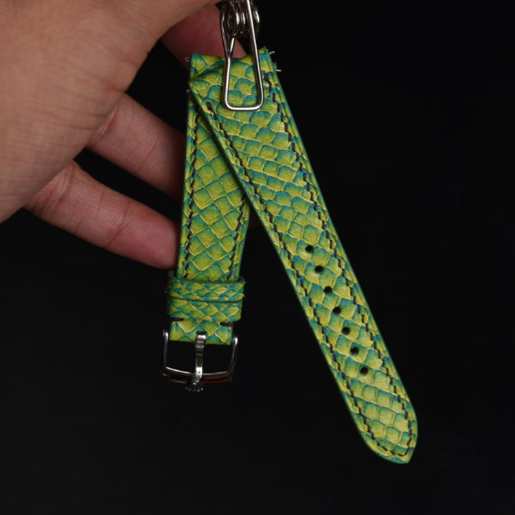 Salmon Leather Aquatic Silk Strap
