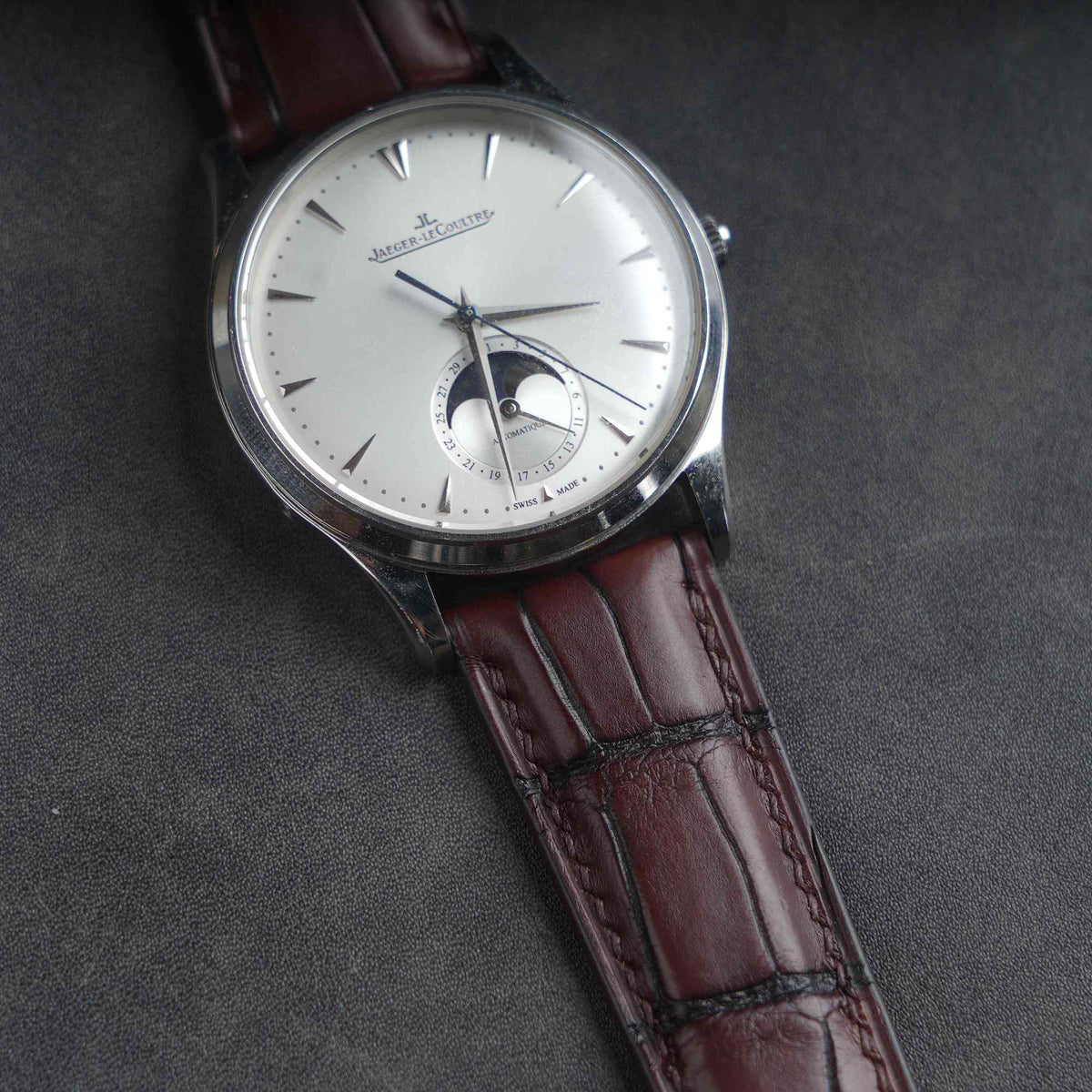 【Mississippi Alligator】Coffee Belly Prestige Watch Strap - AB041