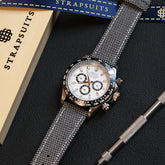 (Bespoke Item) Black & White Cambridge Birdseye Strap