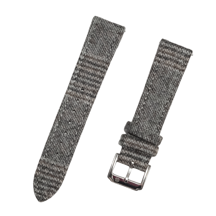 Grey Luxury English Flannel Strap