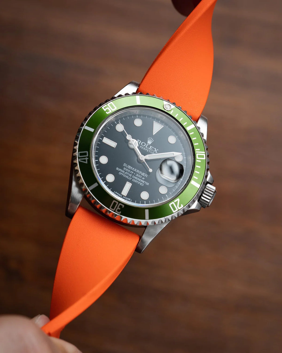 Orange Rubber CTS Strap