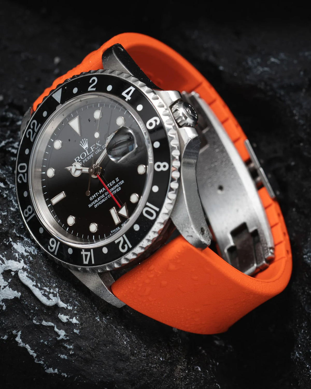 Orange Rubber CTS Strap