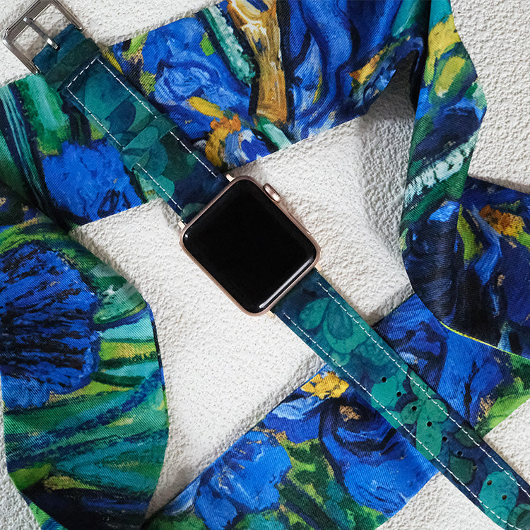 Azure Bloom Apple Watch Strap
