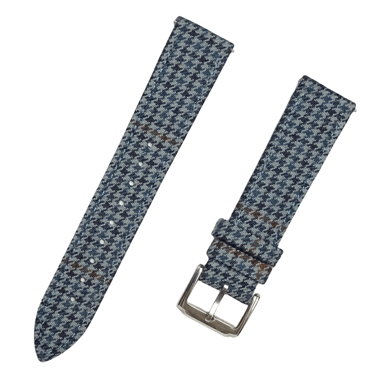 Blue Windsor Houndstooth Strap