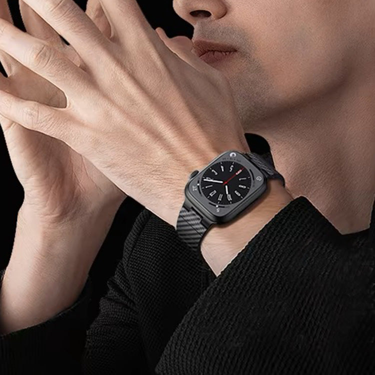 (Black)Carbon Fiber Watch Strap