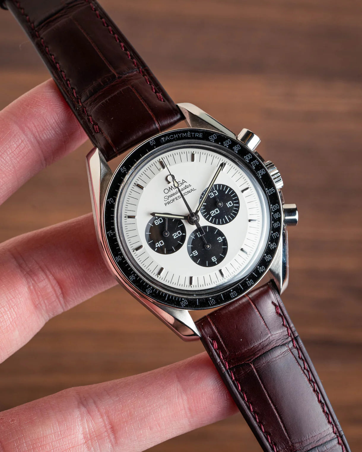 Matte Mahogany (Double-sided) Alligator Prestige Strap