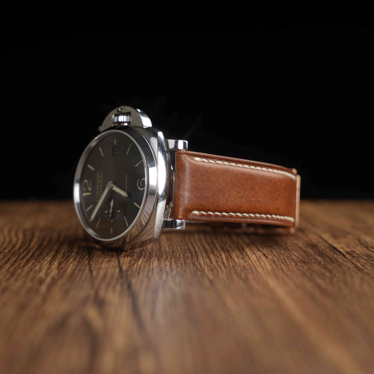 【Tanneries HAAS】Luxury Brown Italian Leather Strap