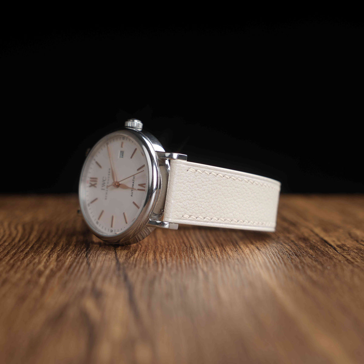 【Saffiano】Blanc French Goatskin Strap