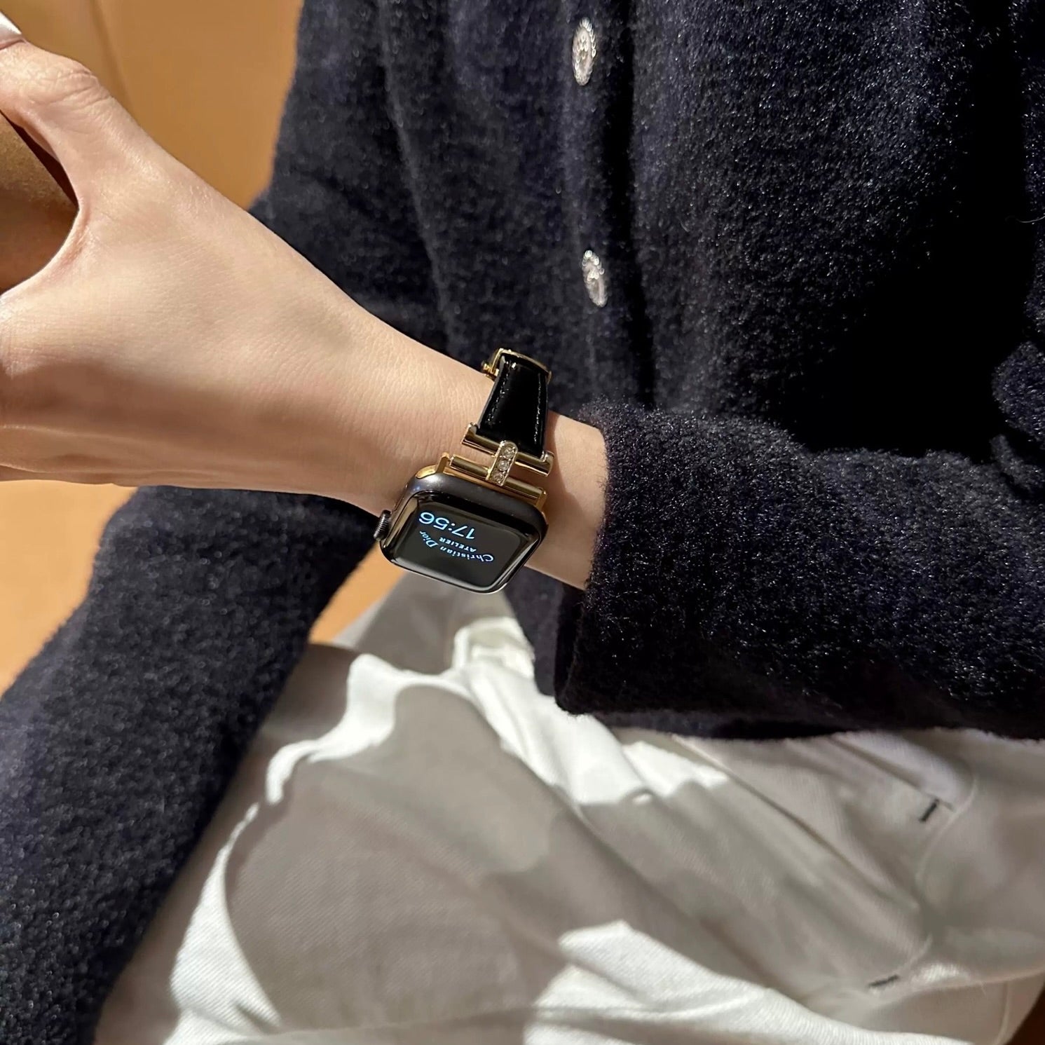 Leather Wristband Apple Watch Strap
