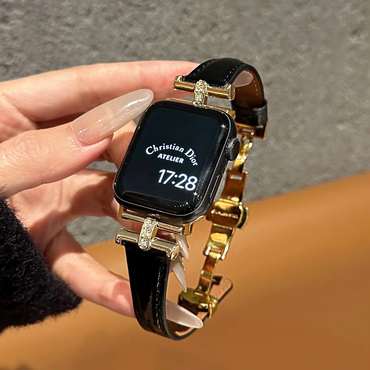 Leather Wristband Apple Watch Strap